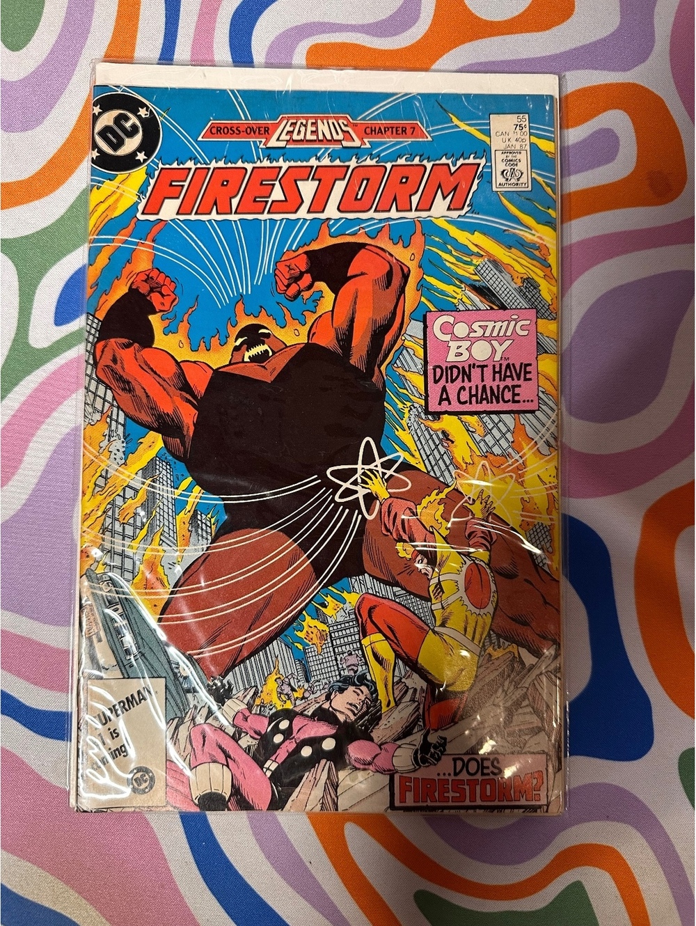 Legends of DC Universe Crisis on Infinite Earths Firestorm comic book